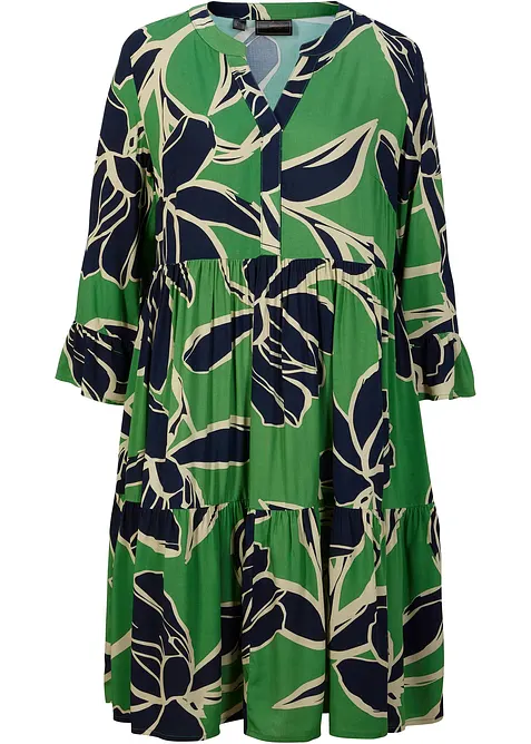 Tunika-Kleid aus flie&szlig;ender Viskose, bonprix