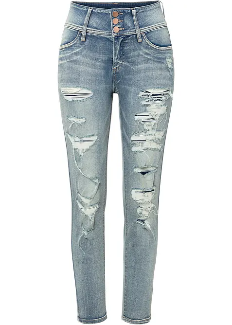 Jean skinny taille haute, extensible, bonprix