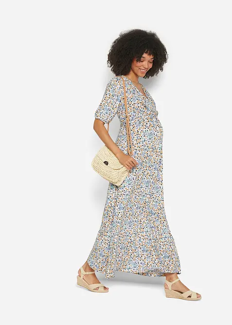 Maxi-Umstands- und Stillkleid aus Jersey, bonprix
