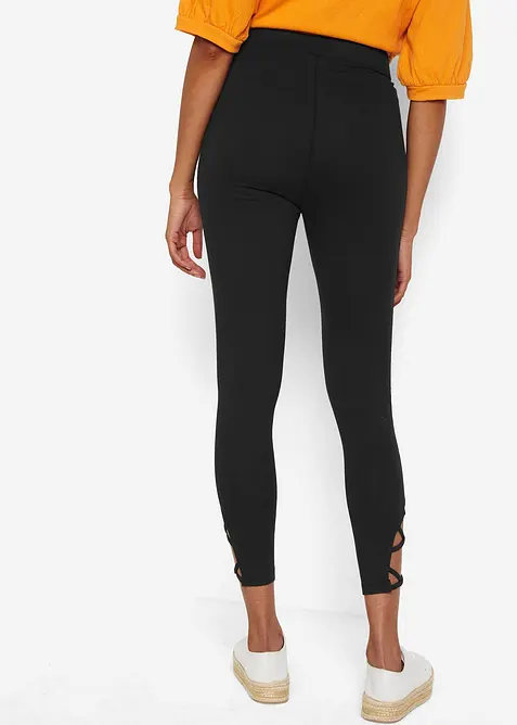 Legging coton 7/8 taille haute et confortable, bonprix