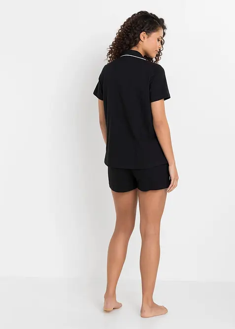 Pyjashort avec chemise boutonnée, bonprix