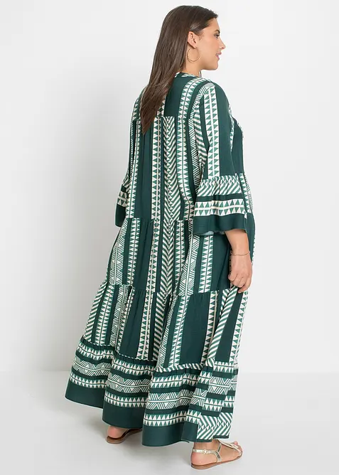 Maxikleid aus flie&szlig;ender Viskose, bonprix