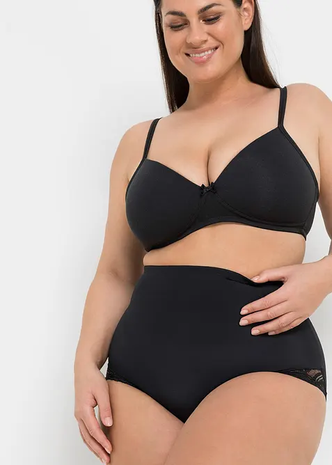 Lot de 2 culottes sculptantes, maintien léger, bonprix