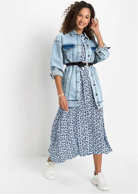 Midikleid aus reiner Viskose, bonprix