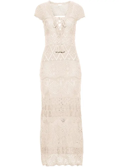 Strickkleid mit Ajour-Muster, bonprix