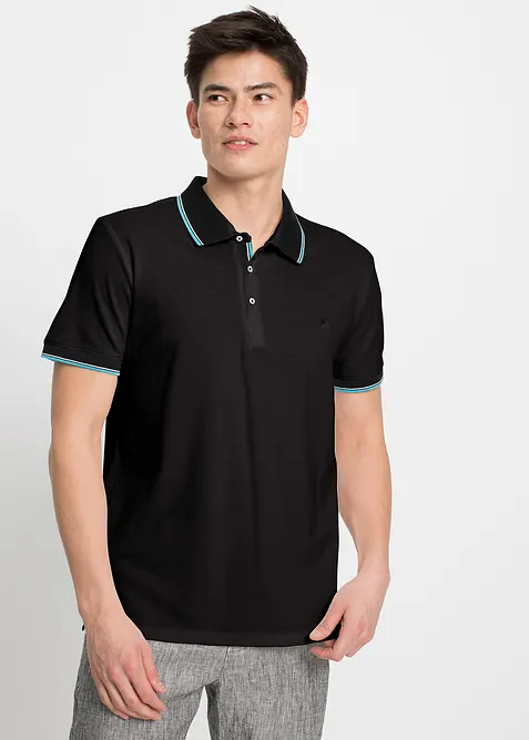 Piqu&eacute;-Poloshirt aus reiner Baumwolle (3er Pack), bonprix