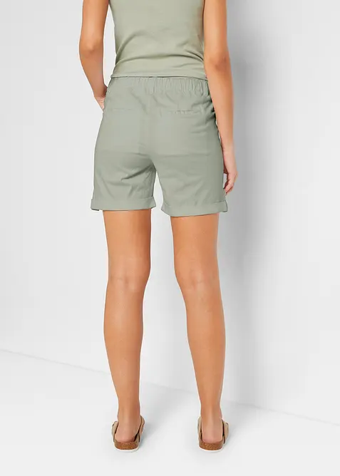 Baumwoll-Bermuda mit Gummibund, bonprix