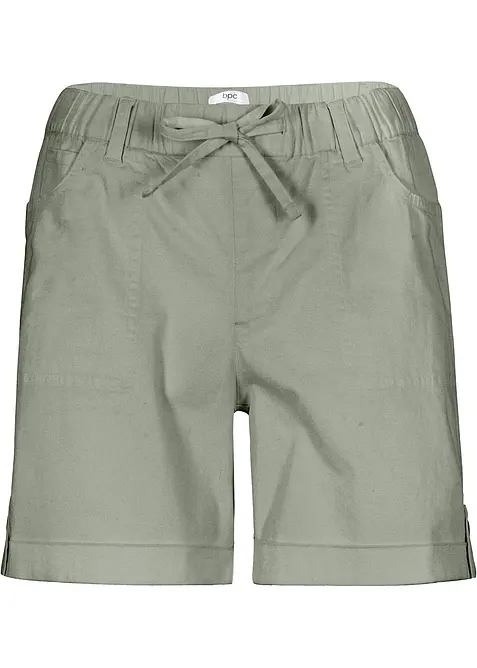 Baumwoll-Bermuda mit Gummibund, bonprix