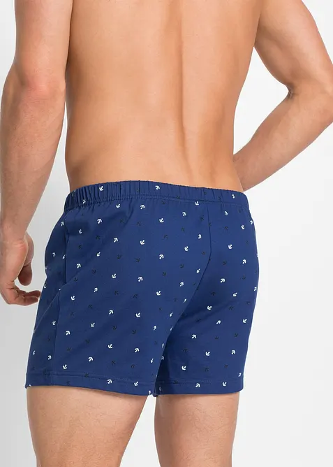 Lockere Jersey Boxershorts mit Bio-Baumwolle (3er Pack), bonprix