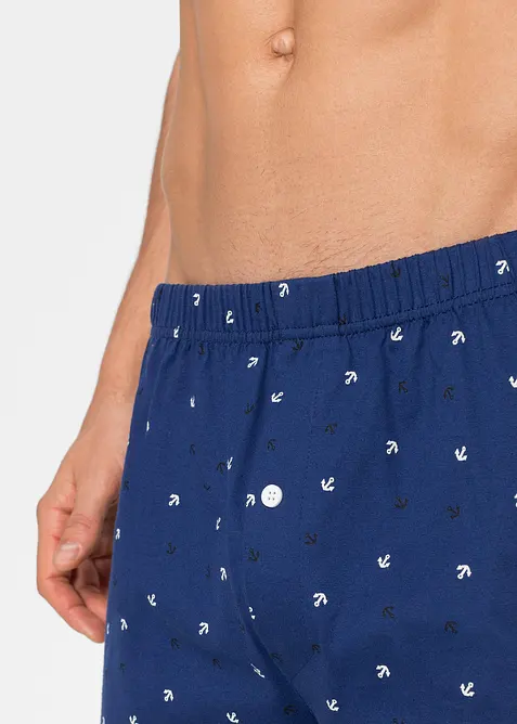 Lockere Jersey Boxershorts mit Bio-Baumwolle (3er Pack), bonprix