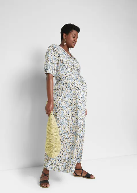 Robe longue de grossesse et d'allaitement en jersey, bonprix