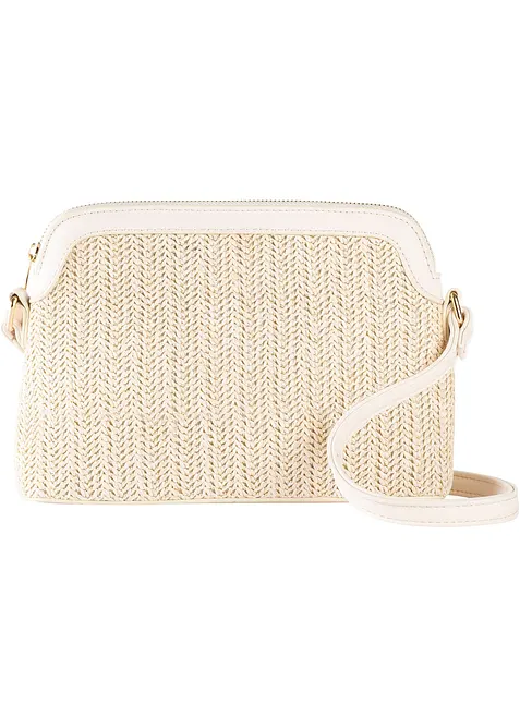 Sac à bandoulière aspect paille, bonprix