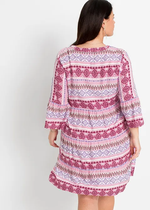 Tunika-Kleid aus fließender Viskose, bonprix