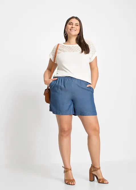 T-shirt doux en viscose extensible, bonprix