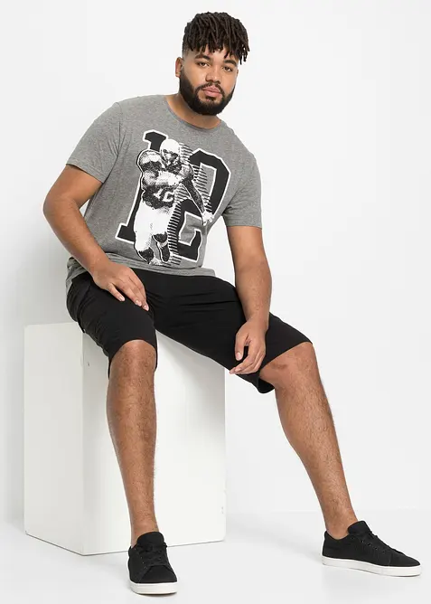 Cargo-Sweatbermuda aus reiner Bio-Baumwolle, bonprix