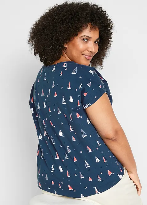 L&auml;ssiges Shirt, kurzarm, bonprix