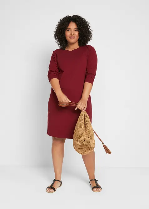 Jerseykleid aus Baumwolle mit Stretch (2er Pack), bonprix