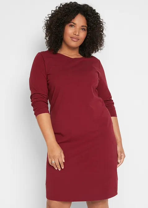 Jerseykleid aus Baumwolle mit Stretch (2er Pack), bonprix
