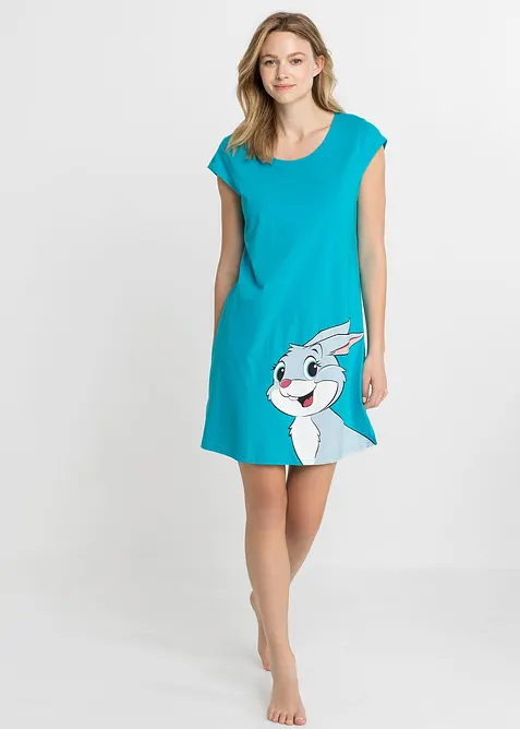 Kurzes Nachthemd aus reiner Bio-Baumwolle, bonprix