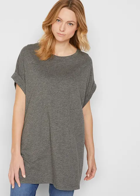Longshirt aus reiner Bio-Baumwolle (2er Pack), bonprix