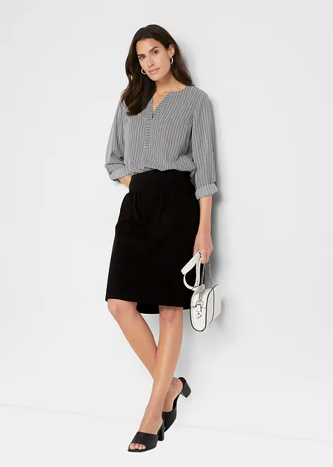 Hosenrock aus elastischem Baumwoll-Mix, bonprix