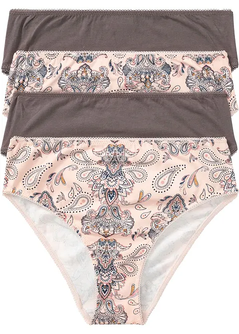 Maxislip mit komfortabler Baumwolle (4er Pack), bonprix
