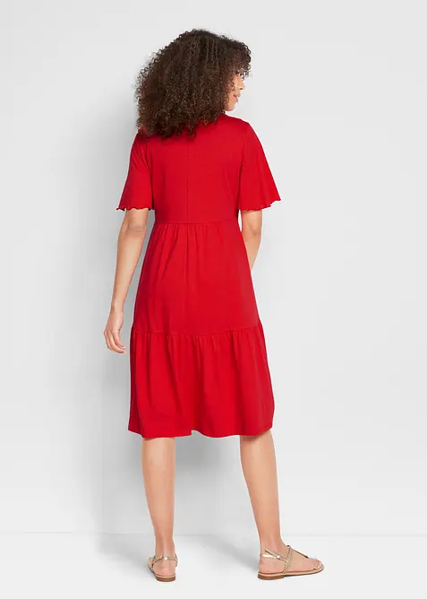 Jerseykleid aus reiner Baumwolle, bonprix