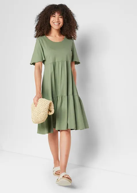 Robe en jersey 100% coton, bonprix