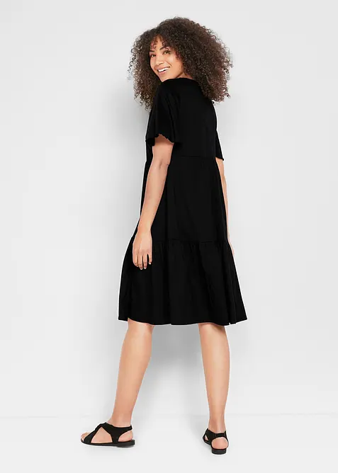 Jerseykleid aus reiner Baumwolle, bonprix