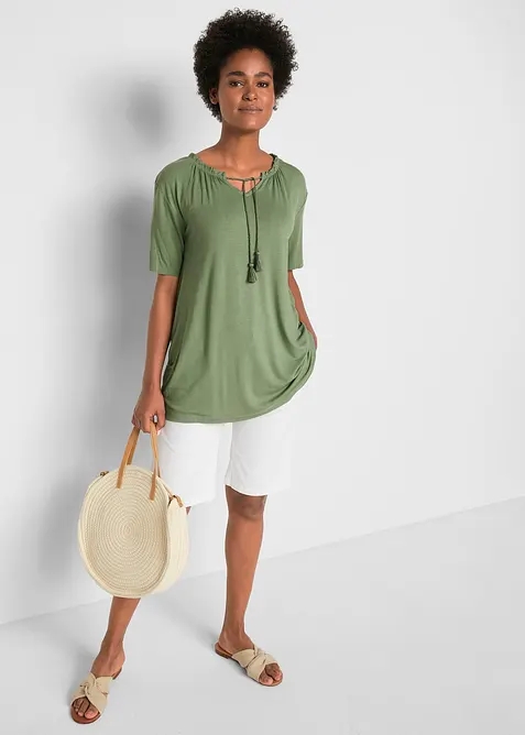 Longshirt aus Viskose-Mix, bonprix