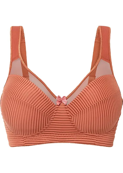 Soutien-gorge minimiseur sans armatures &agrave; bretelles rembourr&eacute;es, bonprix