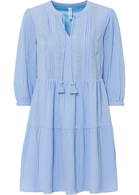 Blusenkleid aus reiner Baumwolle, bonprix