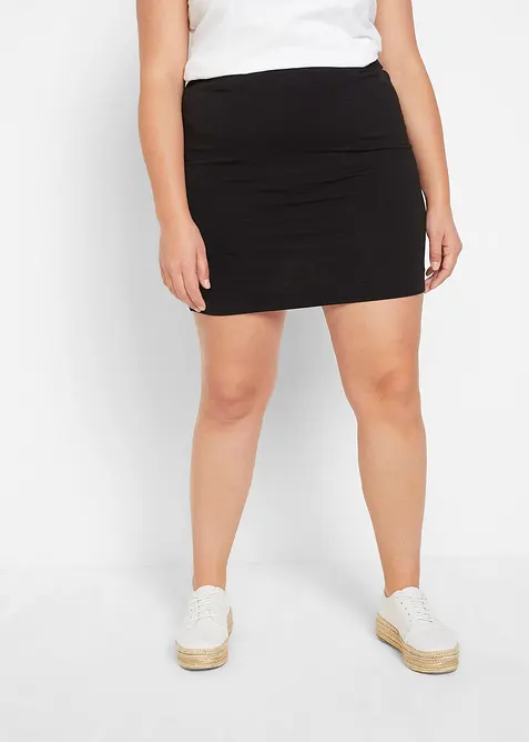 Jersey-Rock aus reiner Bio-Baumwolle mit Stretch (2er Pack), bonprix