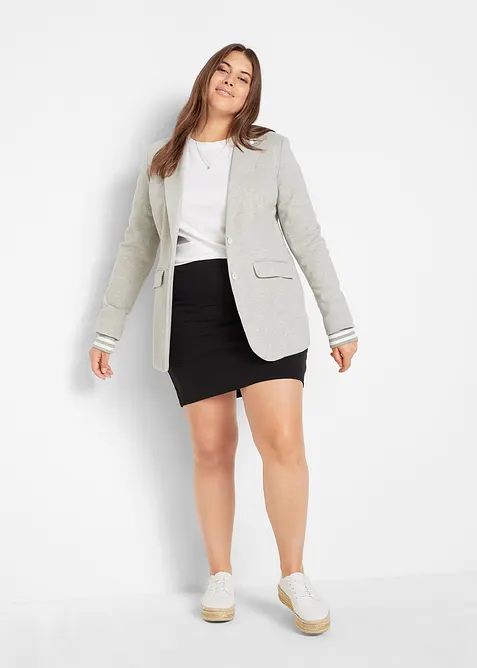 Jersey-Rock aus reiner Bio-Baumwolle mit Stretch (2er Pack), bonprix