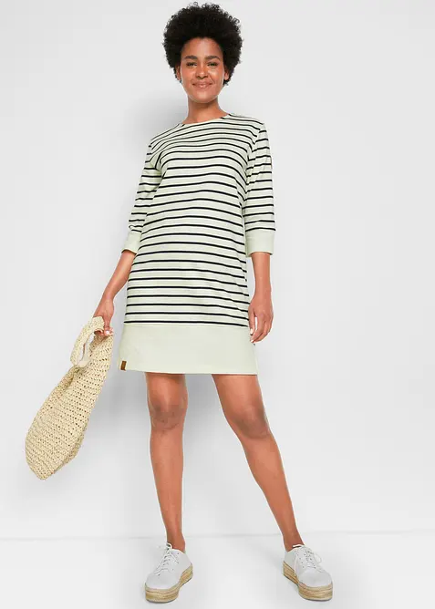 Sweatkleid aus reiner Baumwolle, bonprix