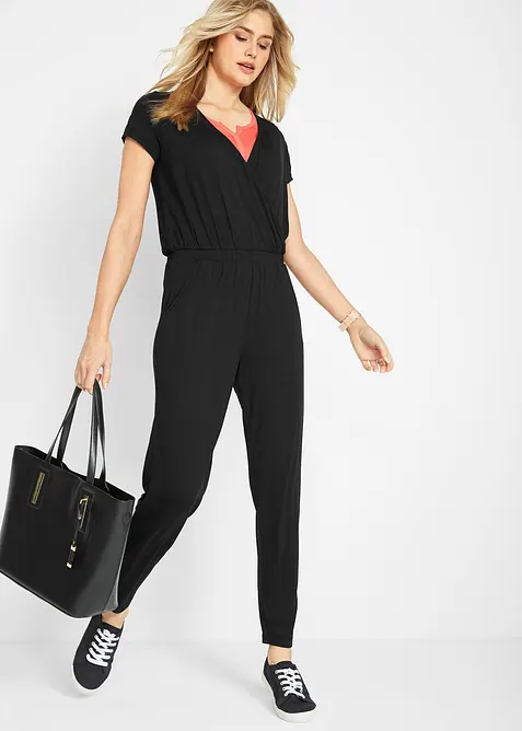 Jersey-Jumpsuit aus Viskose-Mix, bonprix