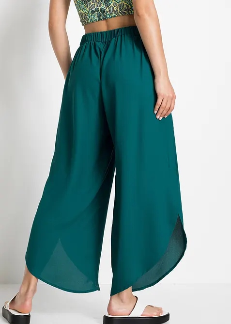 Pantalon palazzo fendu sur les côtés, bonprix