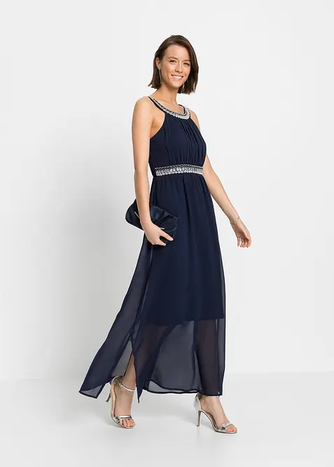 Maxikleid mit Strassstein-Applikation, bonprix
