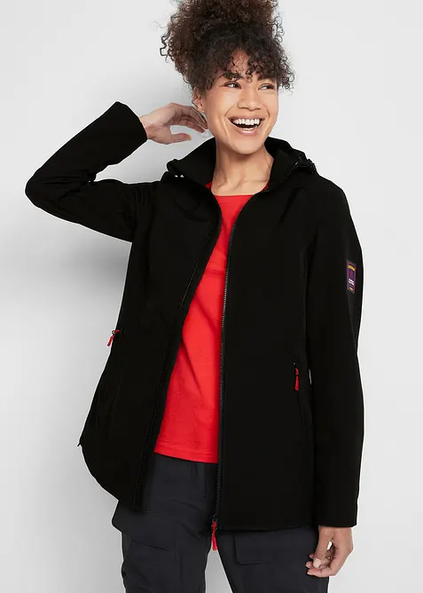 Wasserabweisende Stretch-Softshelljacke, bonprix