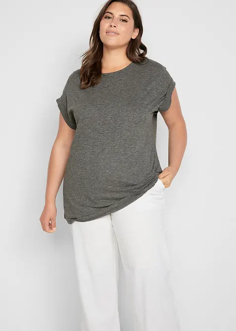 Longshirt aus reiner Bio-Baumwolle (2er Pack), bonprix