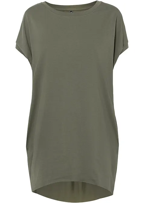 T-shirt long 100% coton, bonprix