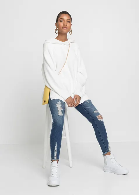 Kapuzenpullover in Teddy-Fleece, bonprix