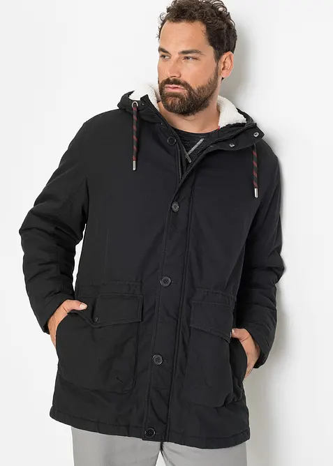 Parka d’hiver avec doublure peluche, bonprix