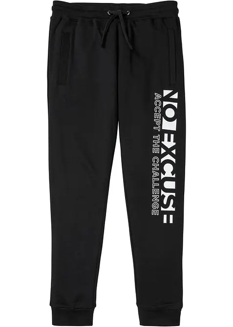 Pantalon de jogging à imprimé sportif, 100% coton, bonprix