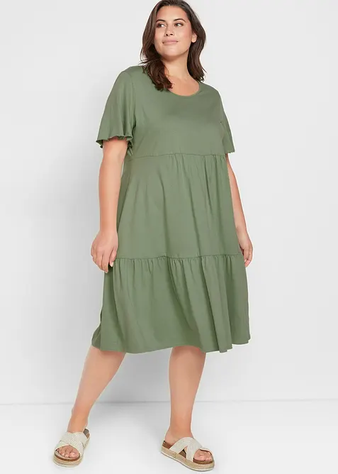 Robe en jersey 100% coton, bonprix