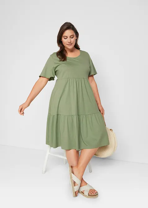 Robe en jersey 100% coton, bonprix