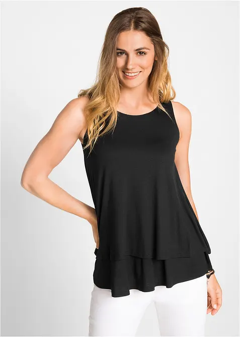 Top double &eacute;paisseur en viscose, bonprix