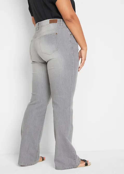 Jean bootcut taille mi-haute, extensible et confortable, bonprix