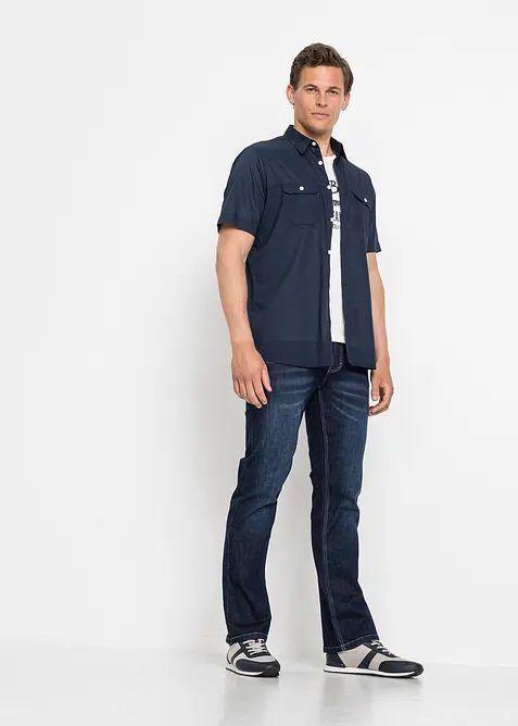 Chemise manches courtes 100% coton, bonprix