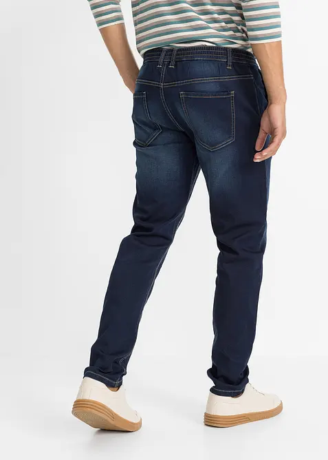 Regular Fit Jeans-Jogger mit Komfortbund, Tapered, bonprix
